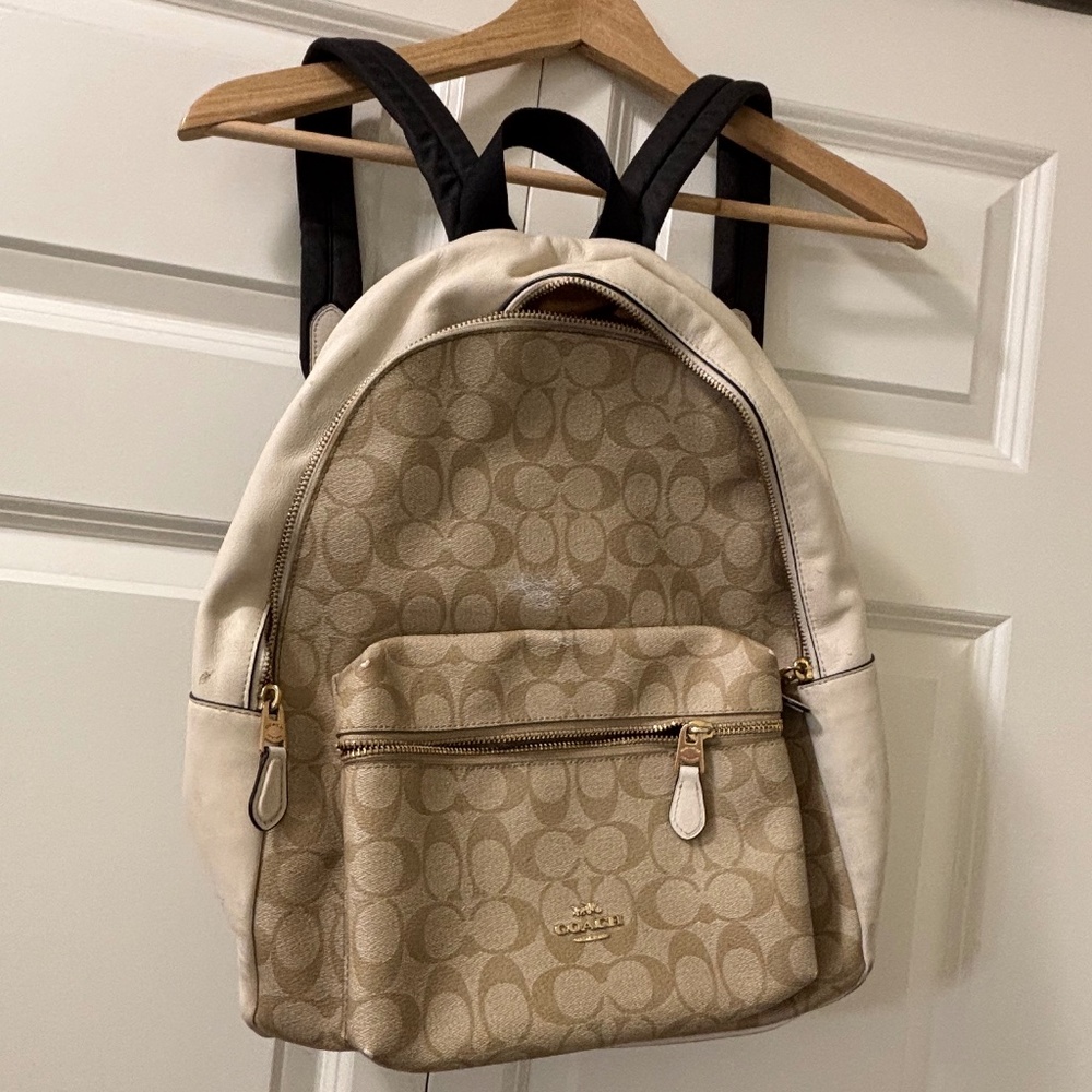 Coach Backpack Canvas - image 1